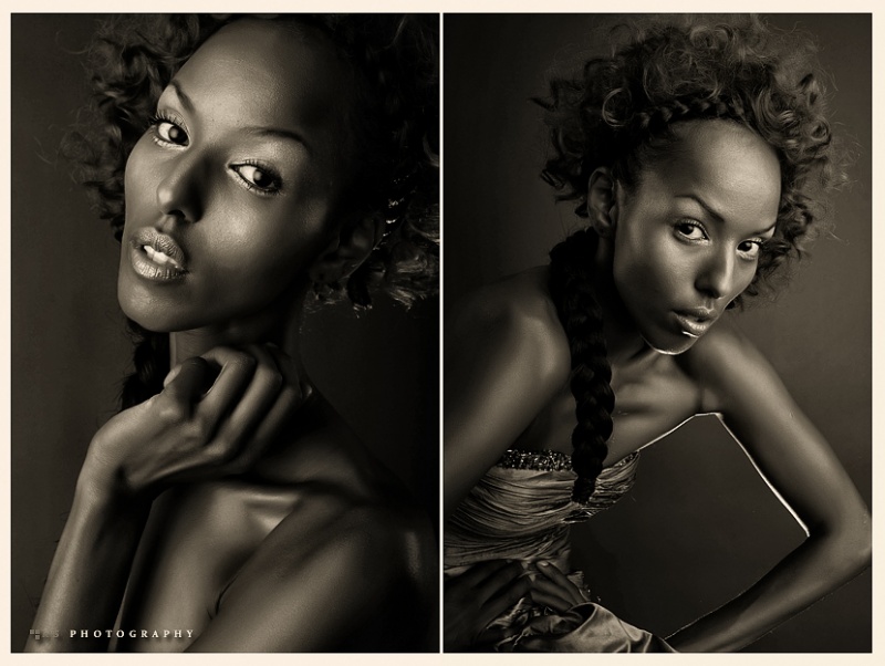 Female model photo shoot of Makeup Artist Sandra and Ubah Bulale by K S     Photography