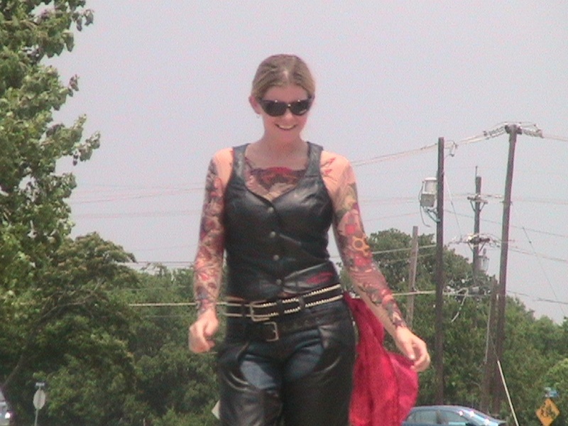 Female model photo shoot of Desiree Faith in Harley Davidson Corinth