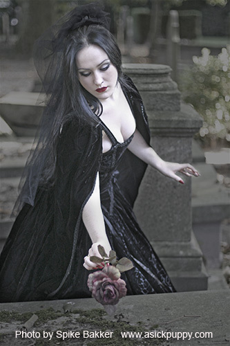 Female model photo shoot of princess_of_darkness in breda