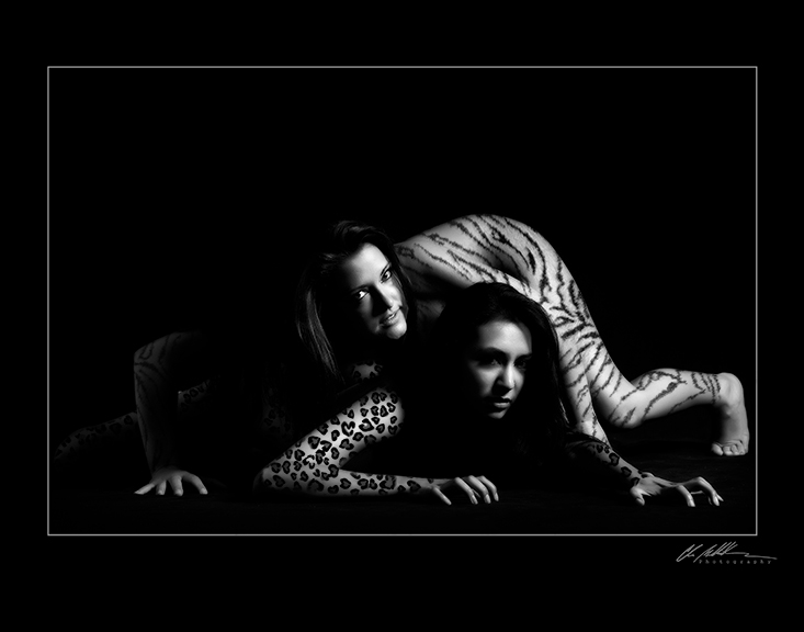 Female model photo shoot of TARAHottStuff and Jay Silva by Chris Mallick, makeup by JayMUA