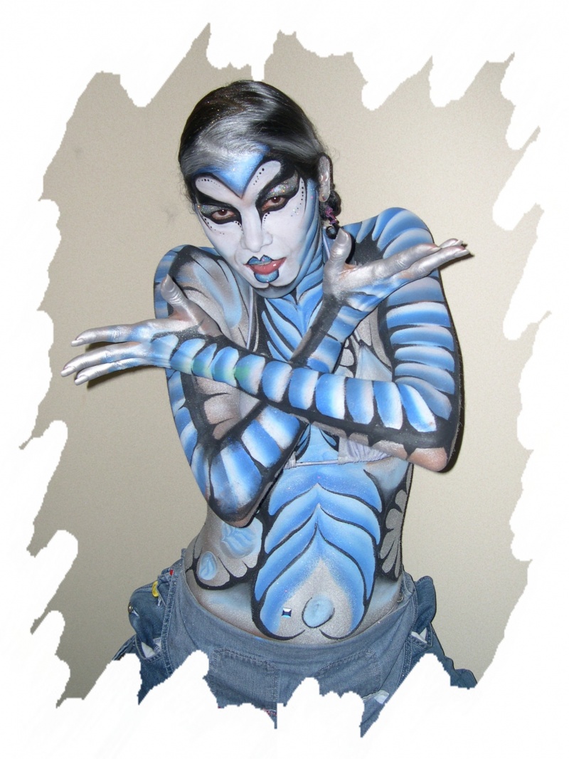 Male model photo shoot of Body Paint Puerto Rico in San Francisco.