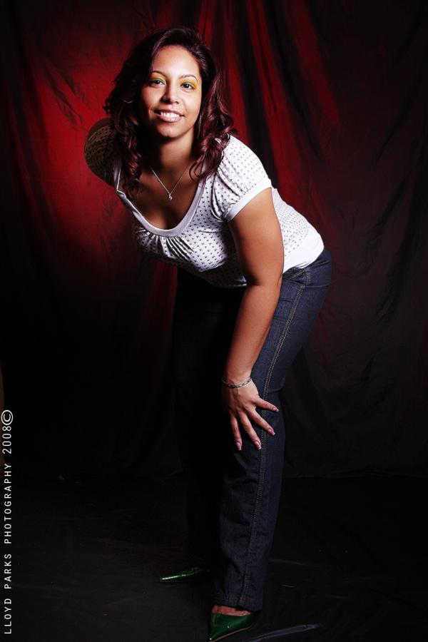 Female model photo shoot of sexylatina by LLOYD PARKS in 43 studios