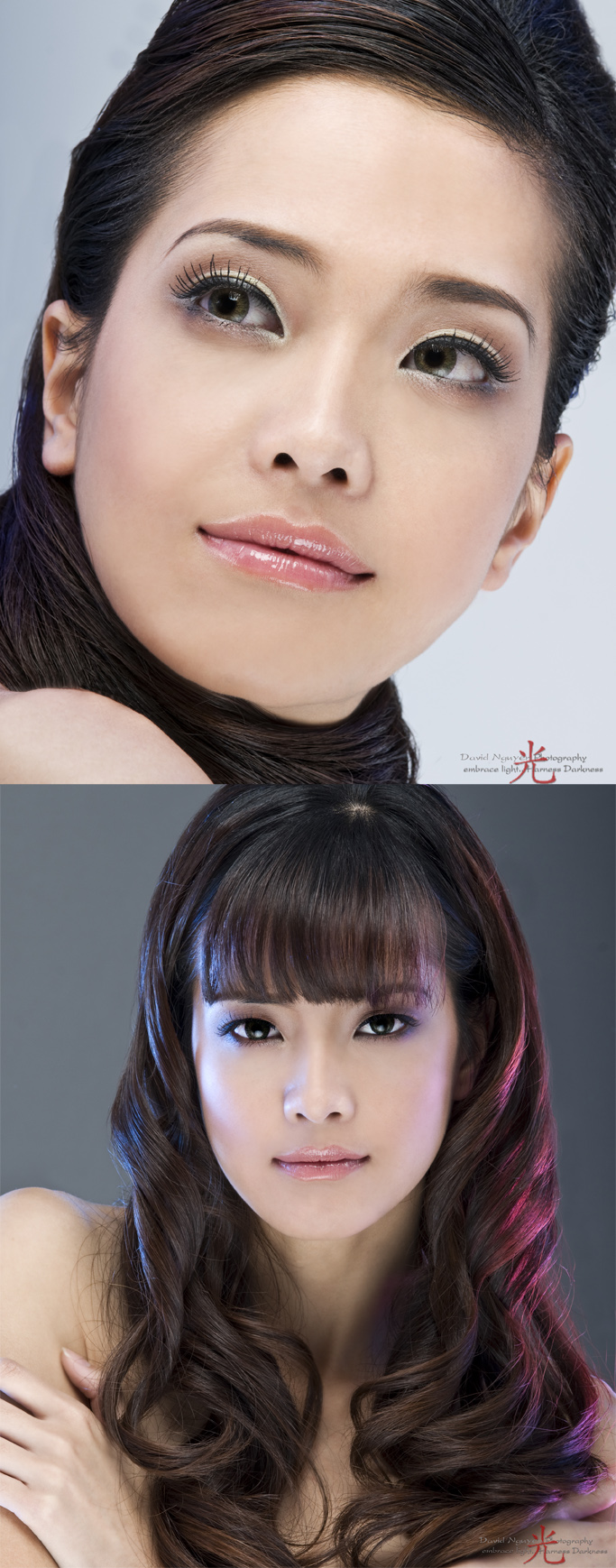 Female model photo shoot of Kim T Nguyen and Jewdee by David Nguyen Studio in Santa Ana, CA, retouched by v i k t o r, makeup by Jacky Tai Nguyen