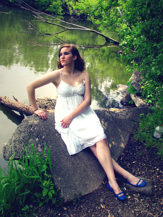 Female model photo shoot of Bang  Bang by Mary Antionette in Pond- Glen Ellyn