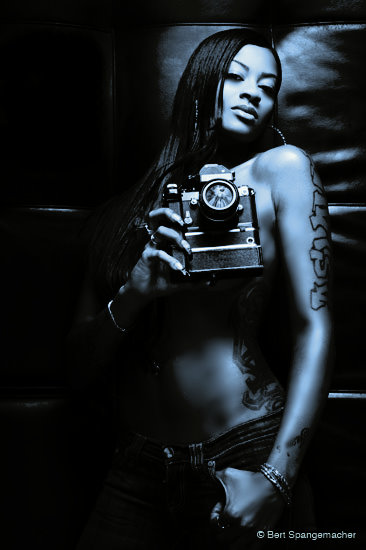 Female model photo shoot of Crashington
