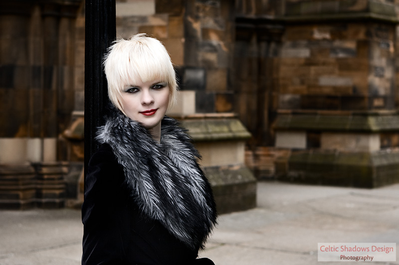 Female model photo shoot of -Miel- in University of Glasgow
