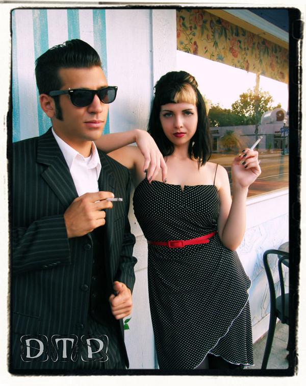 Female and Male model photo shoot of Deeliciously Twisted and Jazzy 2Tone in Photo by: Dark Star, Edited by: Donlin, Hair & Make-up by: Harlie Sparrow, makeup by Ana Catastrophic