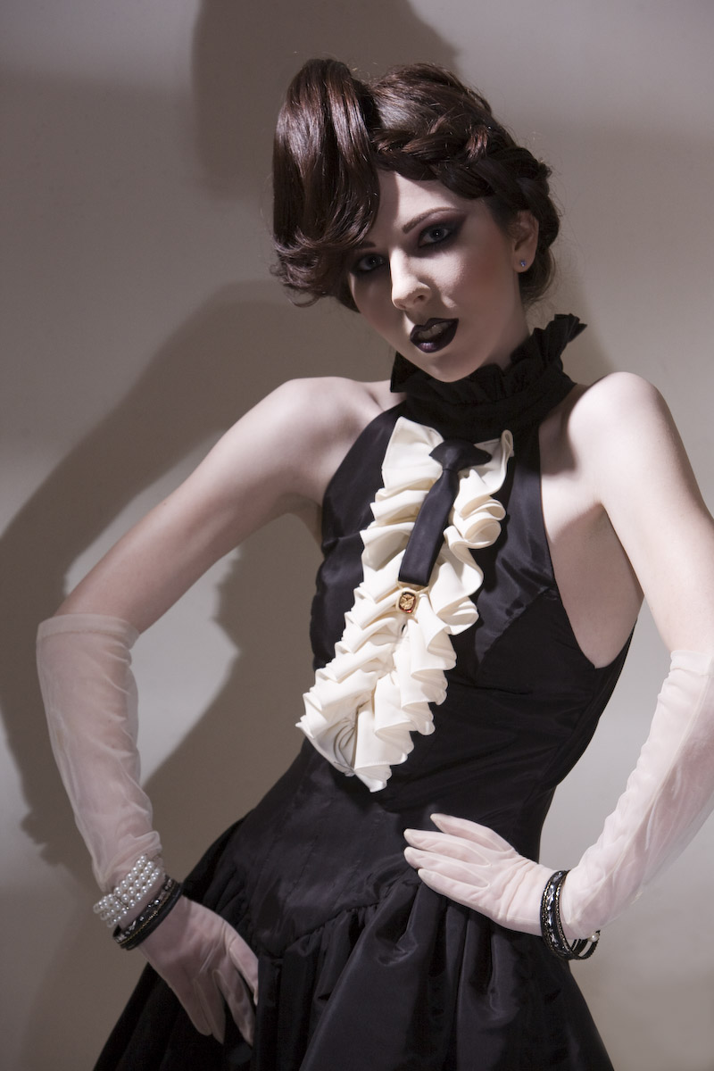 Female model photo shoot of Krystan Marie by Lloyd Rosen in Studio 9, wardrobe styled by CamilleYvette, makeup by Amy Hollier