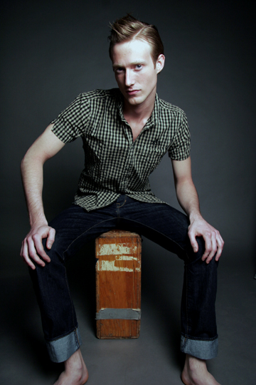 Male model photo shoot of edward at fruition salo in new york