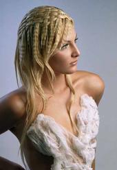Female model photo shoot of Geneva Cowen, hair styled by Geneva Cowen