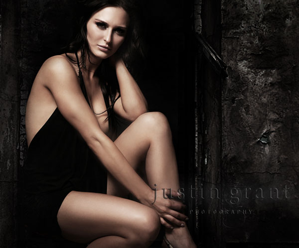 Female model photo shoot of Nicole Geary by Justin Grant in Salt Lake city Utah, makeup by MELINDA J