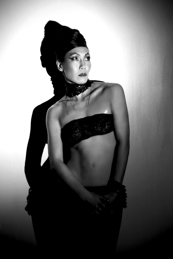 Female model photo shoot of ReeJaKim by Vigilante in The Lab ~ Long Beach, wardrobe styled by ABU ORIGINAL