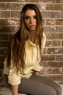 Female model photo shoot of vanessama in sun studio