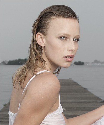 Female model photo shoot of lesley h by micmojo in Loosdrechtse Plassen/Holland, hair styled by HairStylist Yvon