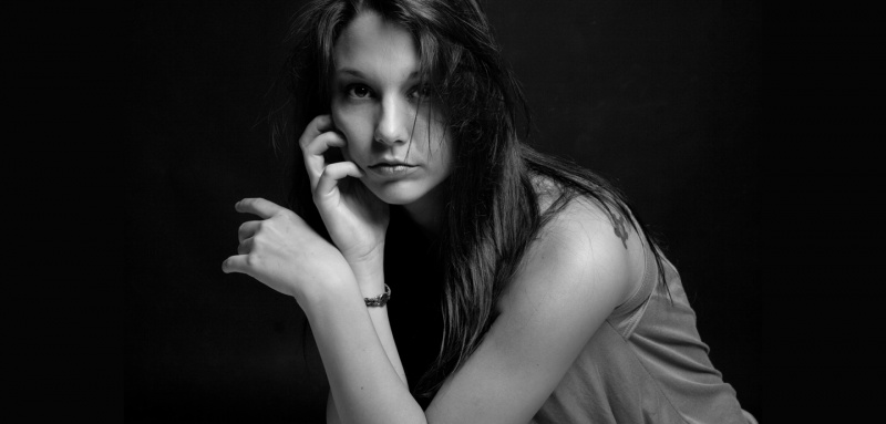 Female model photo shoot of HeidiMarieMUA by lohstmemory