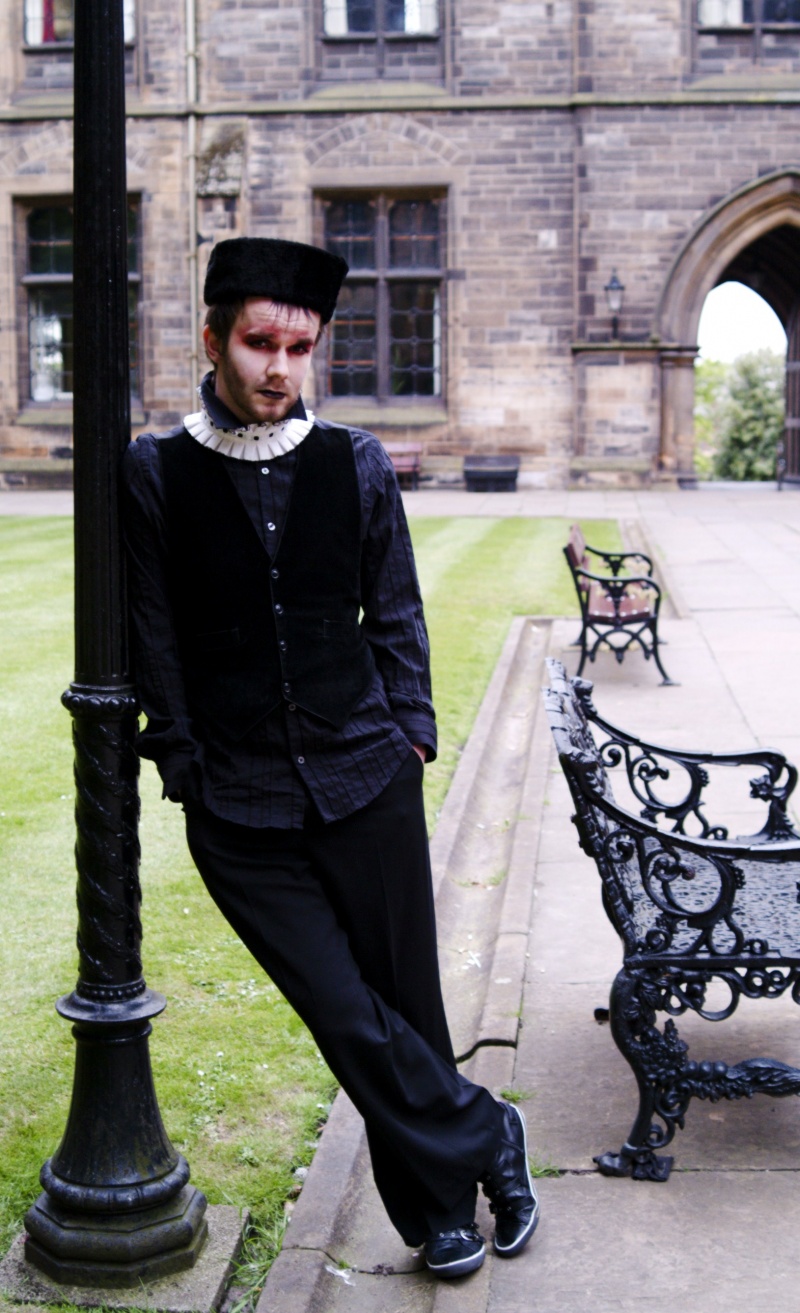 Male model photo shoot of Crispola by Lumogenesis in Strathclyde University, makeup by Janice Brown