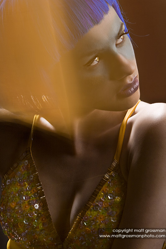 Female model photo shoot of Alyssa Cave by Matt Grossman Photography in Seattle studio, hair styled by Zendipity Studios