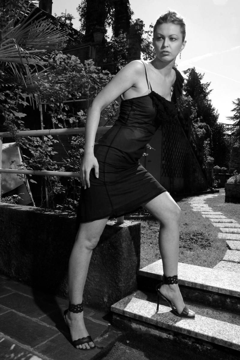 Female model photo shoot of Kiara Z by INK STYLE PRODUCTION in Como Lake Courtyard Villa
