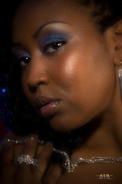 Female model photo shoot of SHAWNII, makeup by The MUA Herself