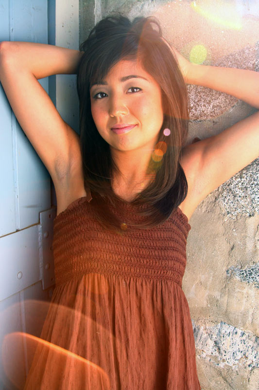 Female model photo shoot of Christine J Bae by Lamanda Park Studios in Pasadena, CA, makeup by Kimberly Jagger