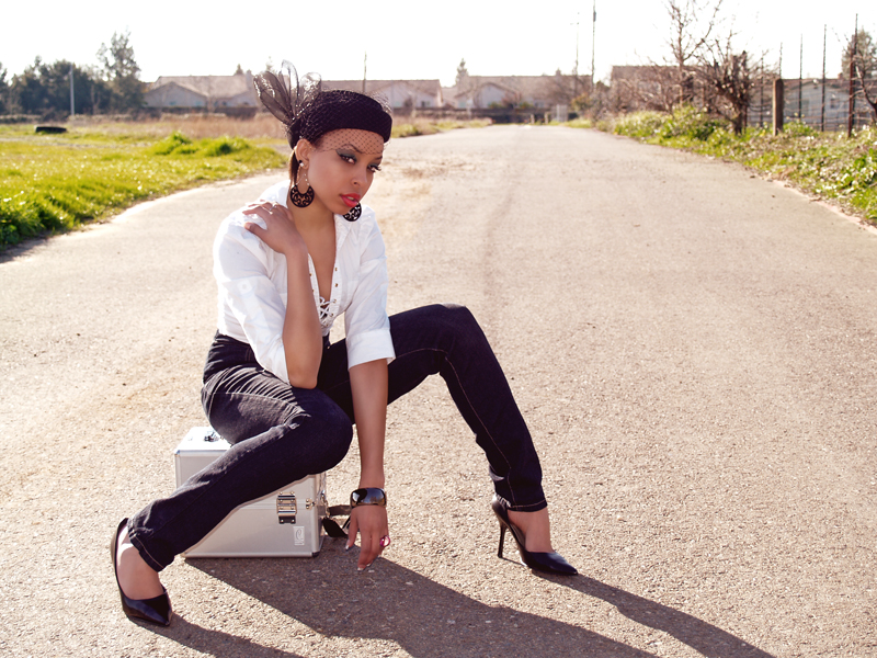 Female model photo shoot of Mz Caramel by Genesis De Mode in ELK GROVE, CA