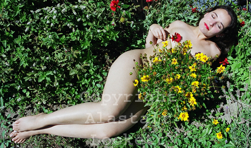 Female model photo shoot of Wildflower Power in Seattle, WA