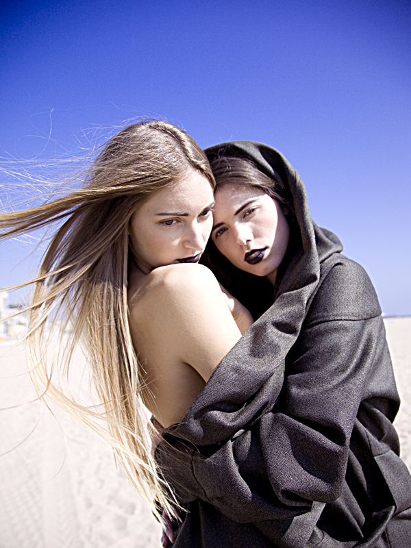 Female model photo shoot of devin joplin and Terra C by Nicole Anne Robbins, hair styled by Luciana Mazieiro, wardrobe styled by van van