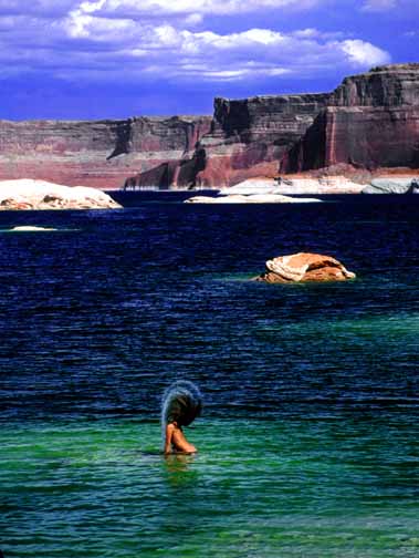 Male model photo shoot of Mark Esposito in Lake Powell