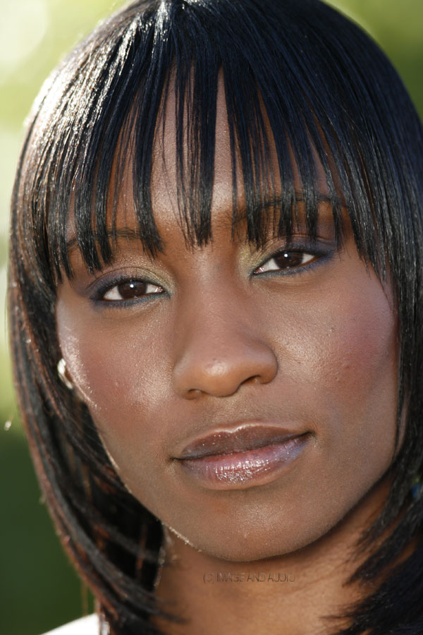 Female model photo shoot of Tiffany Denise by Simuel Studios, makeup by MonicatheMakeupArtist