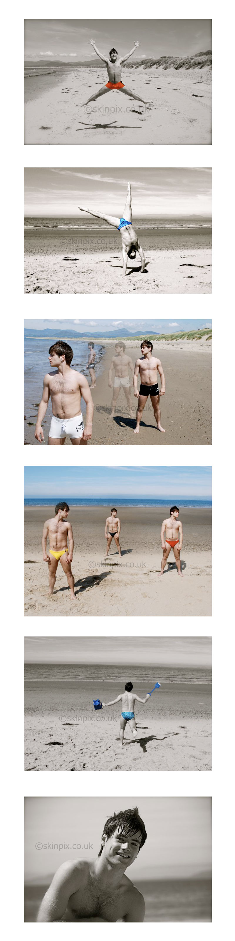 Male model photo shoot of Richard Craig in north wales beach