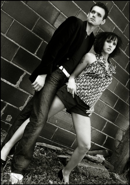 Male and Female model photo shoot of Tristan Alastair and CLZ by Pier Eighty Six Project