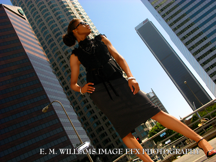 Female model photo shoot of  Image EFX in Downtown Los Angeles