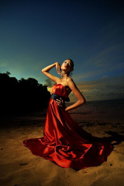 Female model photo shoot of dayu adnya in bali,indonesia
