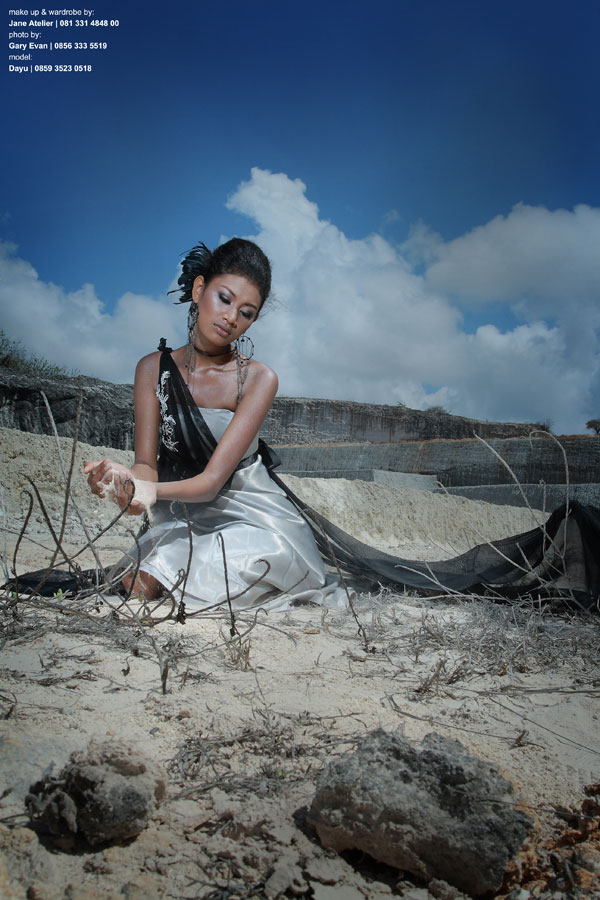 Female model photo shoot of dayu adnya in bali,indonesia