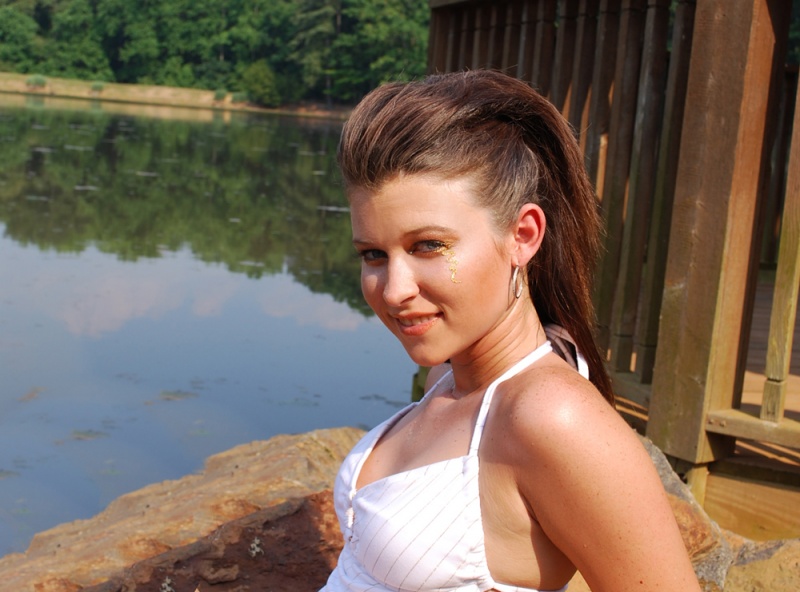 Female model photo shoot of Holly Speakes and Wesley R by Archangels Photos in Union City GA