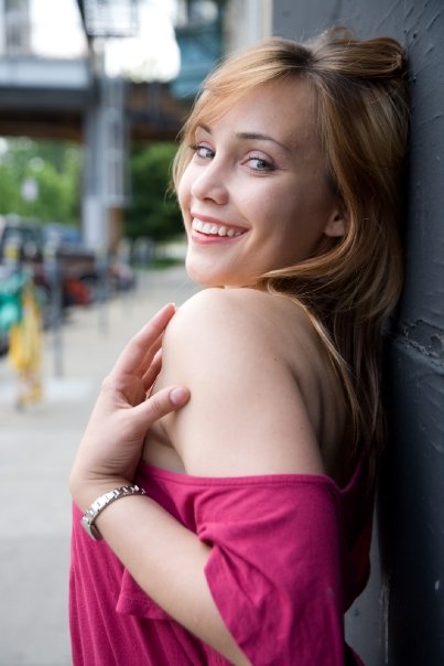 Female model photo shoot of Masha Rykova in Wicker Park