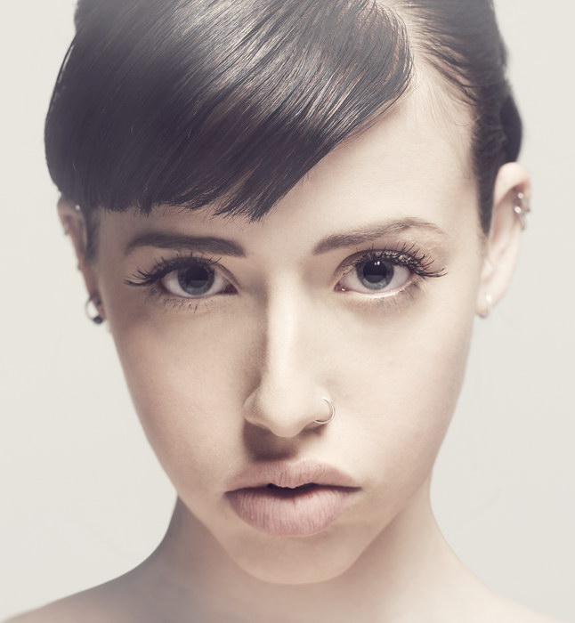 Female model photo shoot of Sash Suicide, makeup by Alex LaMarsh