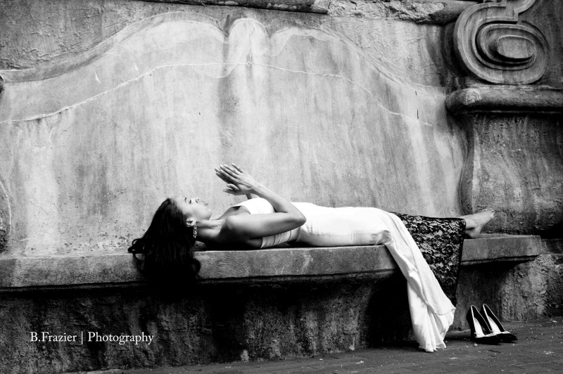 Female model photo shoot of Alma Noemi by B FRAZIER PHOTOGRAPHY in Vanderbilt Mansion & Museum