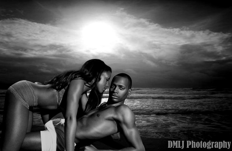 Female and Male model photo shoot of Tiffanie Katrice and Rashod Davenport by Michael Letterlough Jr in Paradise
