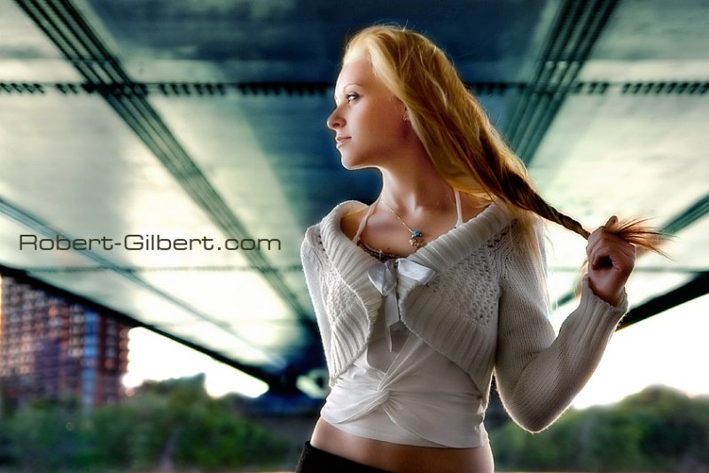 Female model photo shoot of LilChik by Robert Gilbert Photo