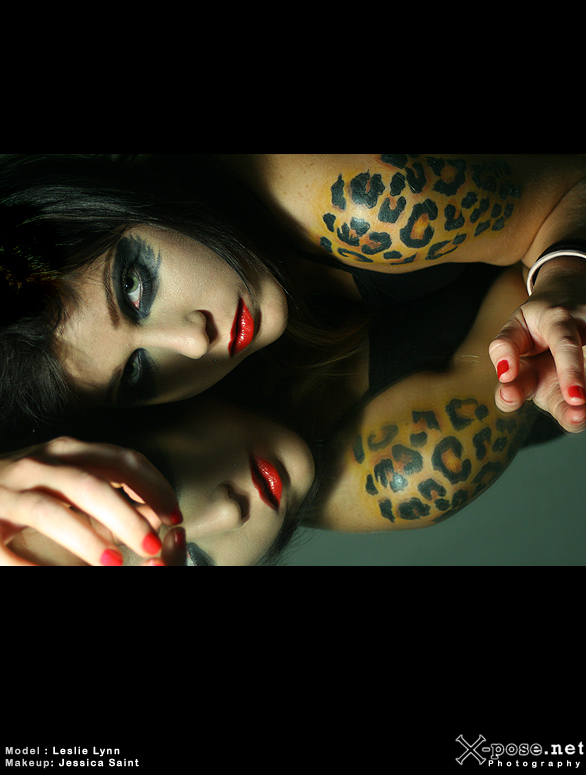 Female model photo shoot of Leslie Lynn by Jeff Cohn, makeup by Jessica Saint Beauty