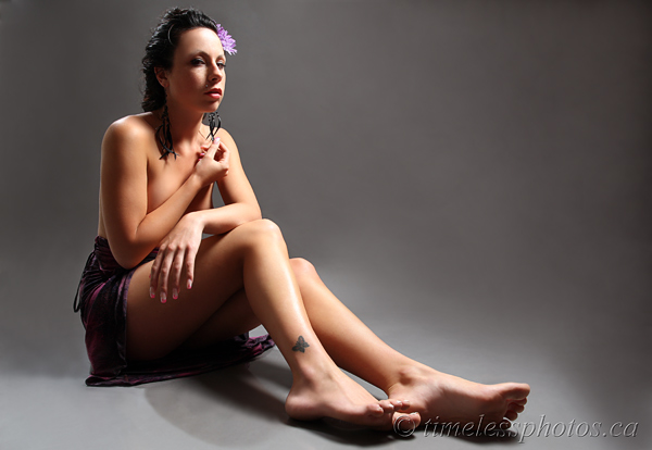 Female model photo shoot of Allison K in timelessphotos.ca studio/ peterborough
