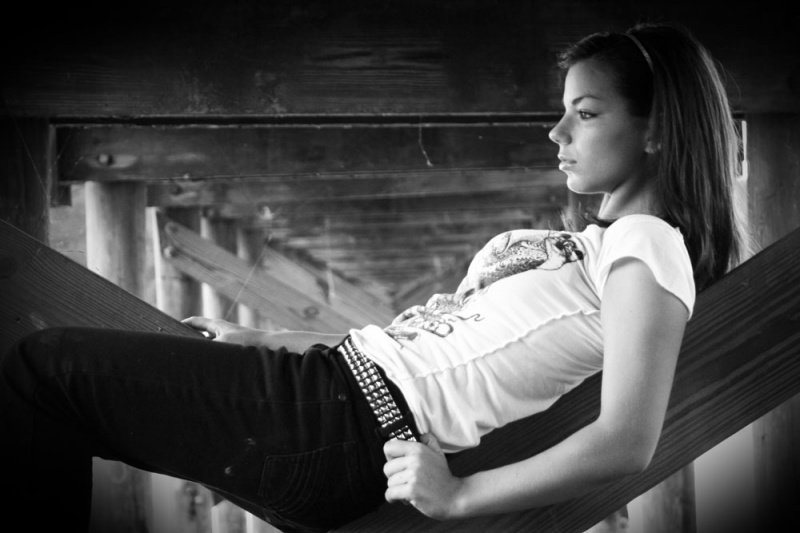 Female model photo shoot of Stela V by Deran