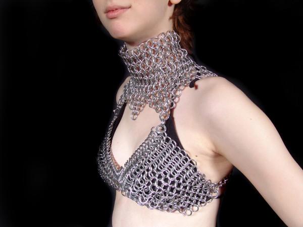 Male model photo shoot of Pendragon Chainmail