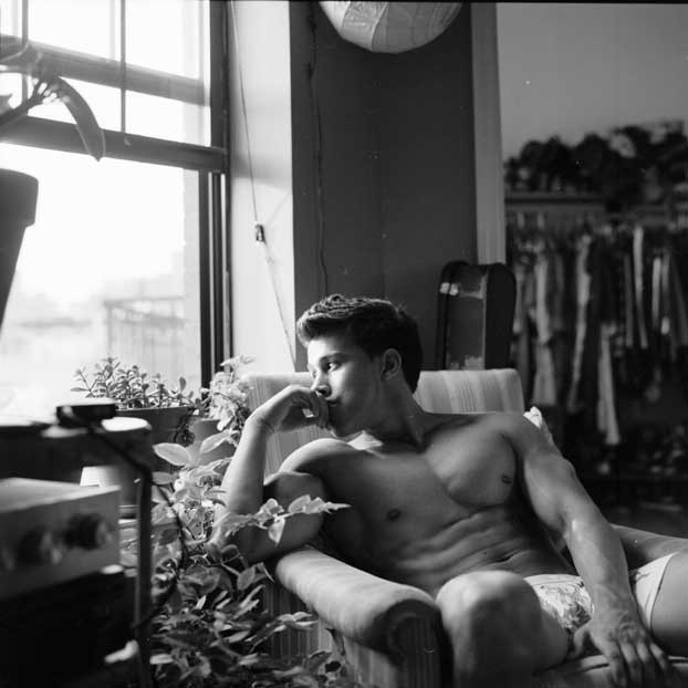 Male model photo shoot of Marlon Mora in D.U.M.B.O
