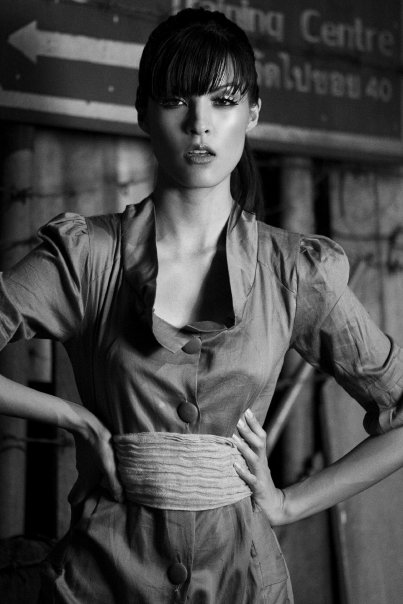 Female model photo shoot of Isabelle Du by Aysha Remeithi in Bangkok, Thailand, makeup by Shanaaz Alexander