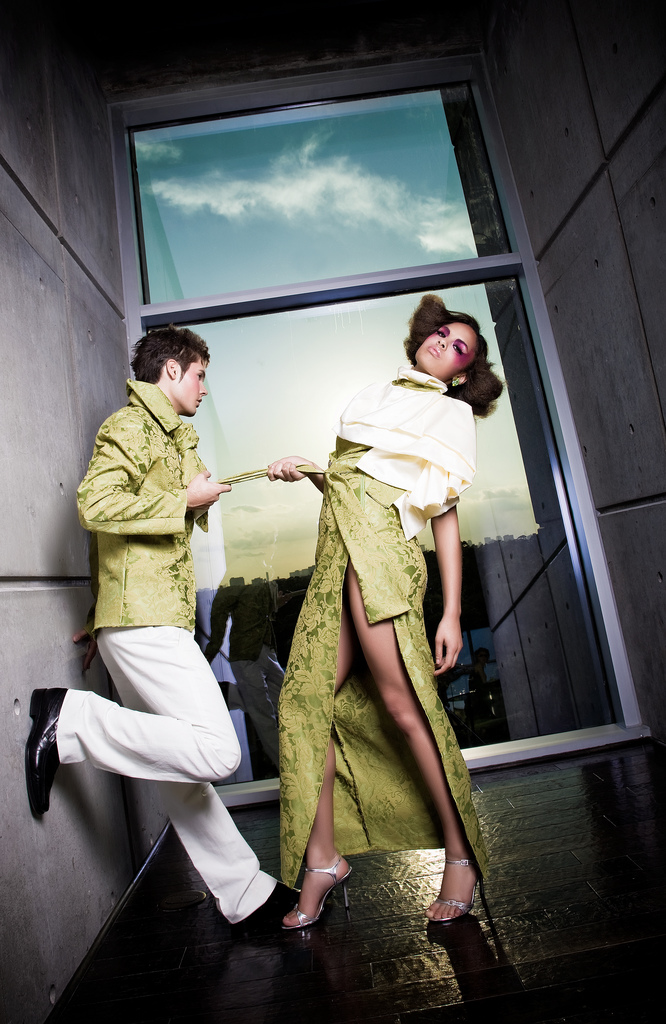 Male and Female model photo shoot of Dennis Clendennen, Britto and Jacob Kennedy by Andrew Chan in The Mosaic Houston, Tx, wardrobe styled by TikiGlam, makeup by Makeup By Darcie