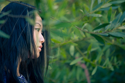 Female model photo shoot of Kellye Leung in SF gg park