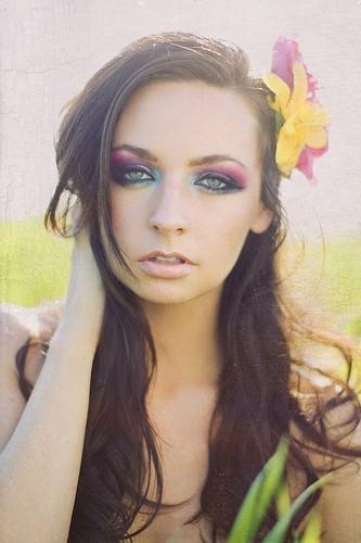 Female model photo shoot of EmilyKay by Kassia in green field in lawrence ;)