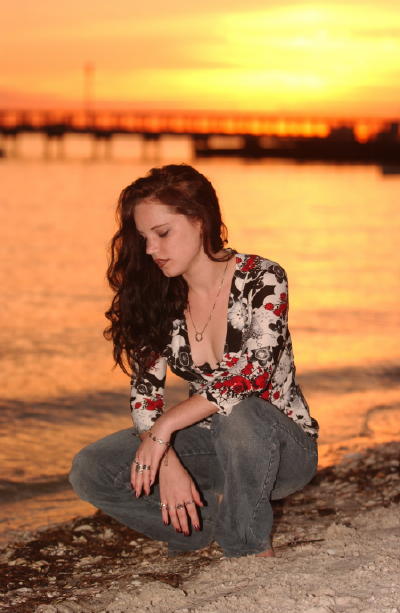 Female model photo shoot of Jacquetta Kat Kelley  in Gulfport Beach